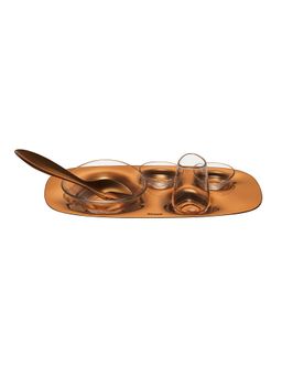 Shaze - The Array Stainless Steel Platter - Rose Gold