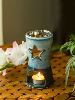 ExclusiveLane - Ceramic Breezy Star Aroma Diffuser (Studio Pottery) (Set of 2)