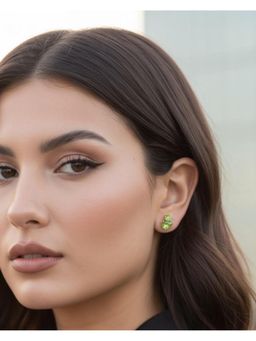 Shopsiiri - Peridot Duo Cluster Studs