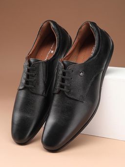 Louis Philippe - Textured Black Derbies