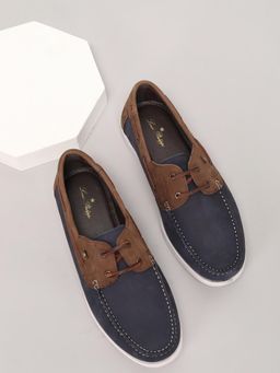 Louis Philippe - Men Brown Leather Lace Up Derbies