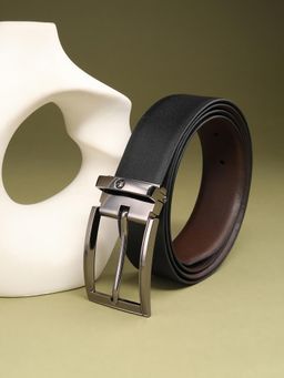 Louis Philippe - Solid Black Reversible Belt