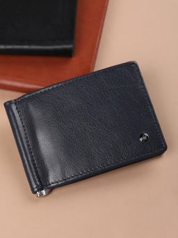 Louis Philippe - Men 100% Leather Wallet with Card Slot & Full- Length Cash Compartment (Free Size)