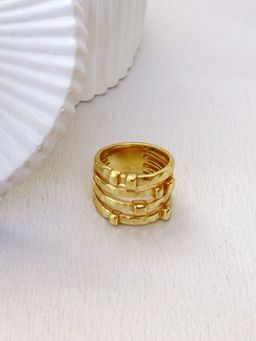 Perfectly Average - 4in1 Gold Ring | 18K Gold Plated Jewellery For Women