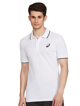ASICS - Polo White Men Polo T-Shirt