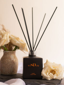 wiSDom by Sheetal Desai - Amber & Velvet Rose Luxury Scented Reed Diffuser