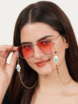 BeAbhika - Hamsa Evil Eye Spectacles - Air Pods Chain