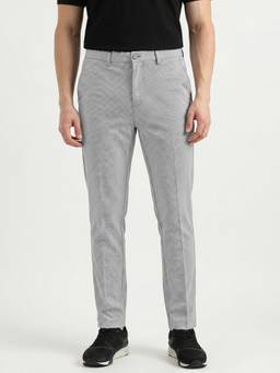 United Colors of Benetton - Grey Textured Relaxed Fit Trouser