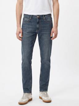 United Colors of Benetton - Grey Solid Slim Tapered Fit Jeans