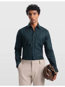 Arrow - Mens Jacquard Manhattan Slim Fit Shirt