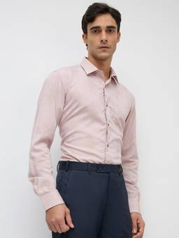 Park Avenue - Mens Medium Slim Fit Jacquard Shirt