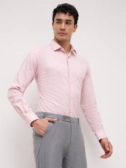 Park Avenue - Mens Medium Pink Slim Fit Shirt