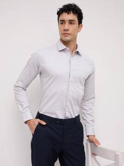 Park Avenue - Mens Medium Grey Slim Fit Shirt