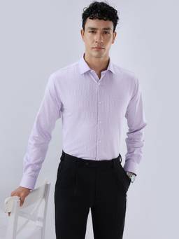 Park Avenue - Mens Medium Purple Slim Fit Shirt