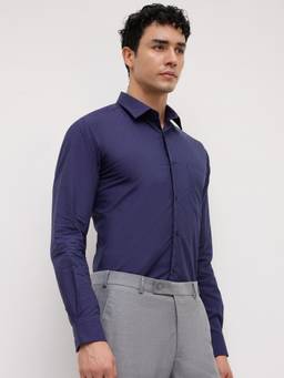 Park Avenue - Mens Purple Slim Fit Shirt