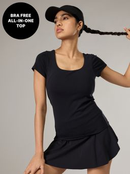 Kica - Bra-Less Support Top KIC002 Black