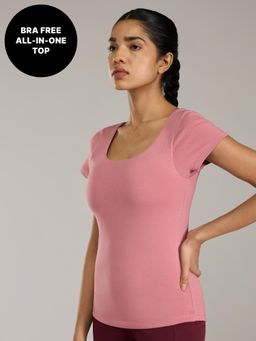 Kica - Bra-Less Support Top KIC002 Pink