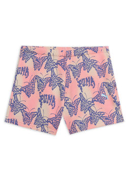 Puma - Butterfly Vibe Aop Girl's Blue Shorts