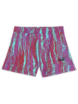Puma - Ess Nature 2.0 Aop Girl's Red Shorts