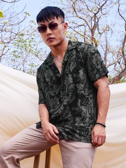 The Souled Store - Official Star Wars Darth Vader Pattern Holiday Shirt