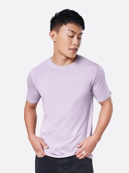 The Souled Store - Solid Lavender T-Shirts