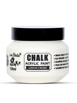 Little Birdie - Home Decor Chalk Paint Lemon Cream 120ml