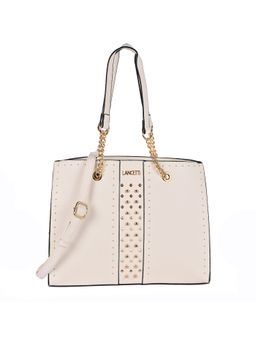LANCETTI - Moda Shopper Off-White Soft One Size Shopping Bag