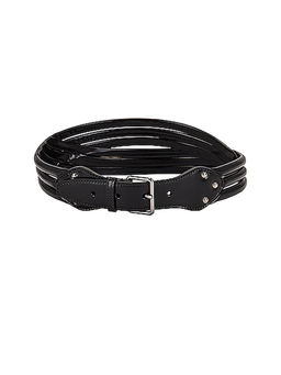 ALAIA - Tubulaire Leather Belt (70)