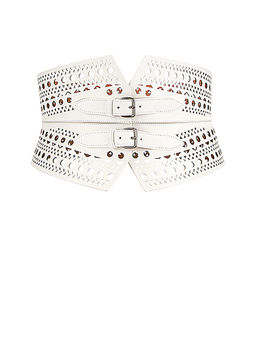 ALAIA - Double Buckle Belt