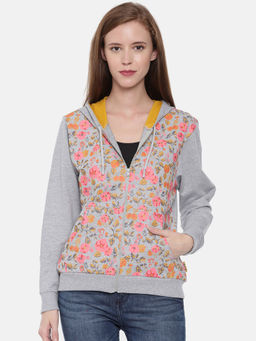 3PIN - Stylish Floral Print Sweatshirt