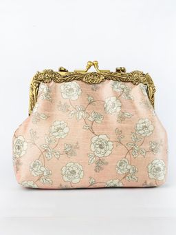 Vareli Bafna - Designs Vintage Light Pink Potli Clutch