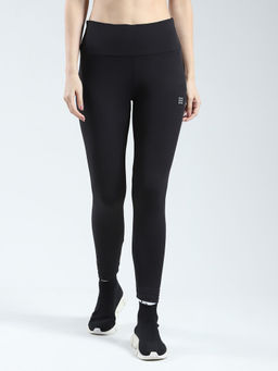 Rock.it - Black Women's Solid Regular Fit Legging