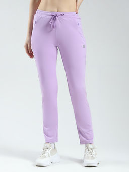 Rock.it - Lavender Women's Solid Regular Fit Pant