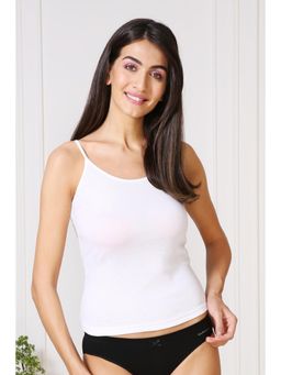 Van Heusen Woman Lingerie and Athleisure - Van Heusen Women Antibacterial & Colour Fresh Spaghetti - White