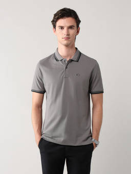Arrow Sports - Solid Regular Fit Grey Polo T-Shirt