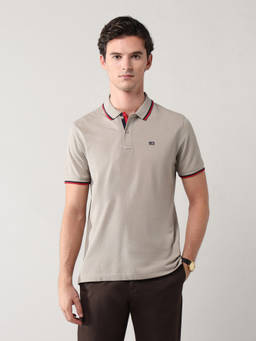 Arrow Sports - Solid Regular Fit Polo T-Shirt