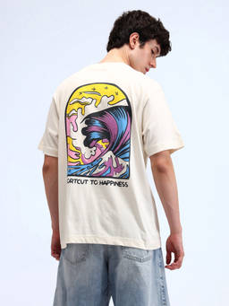 Flying Machine - Rear Graphic Oversized T-Shirt