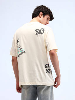 Flying Machine - Young Graphic Oversized T-Shirt