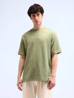 Flying Machine - Textured Cotton T-Shirt