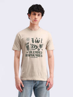 Flying Machine - Graphic Print Regular Fit T-Shirt