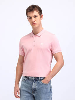 Flying Machine - Solid Regular Fit Polo T-Shirt