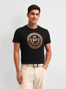 U.S. Polo Assn. Denim Co. - Collegiate Muscle Fit Brand Black T-Shirt