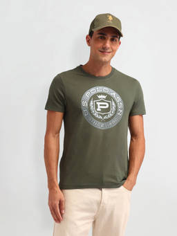 U.S. Polo Assn. Denim Co. - Collegiate Muscle Fit Brand Green T-Shirt