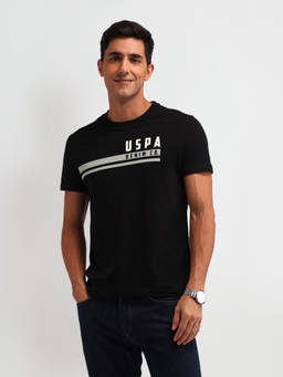 U.S. Polo Assn. Denim Co. - Outdoor Muscle Fit Brand Black T-Shirt