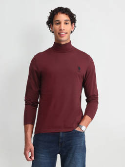 U.S. Polo Assn. Denim Co. - Wine Mens T-Shirt