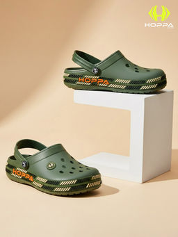 HOPPA - Men Olive Slip On Clogs