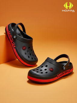 HOPPA - Men Black Slip On Clogs