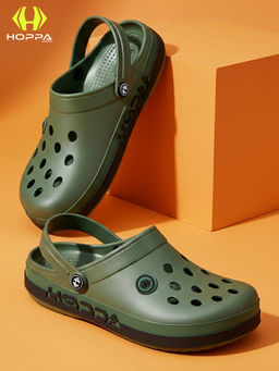 HOPPA - Men Olive Slip On Clogs