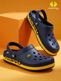 HOPPA - Men Navy Blue Slip On Clogs