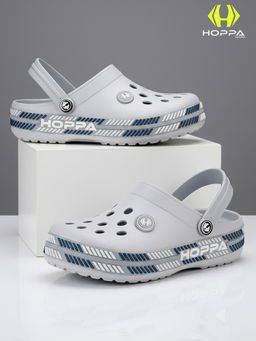 HOPPA - Men Grey Slip On Clogs